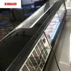 Display Refrigerator Showcase Salmon Tuna Sushi Showcase Glass Cake Display Cabinet Chiller Showcase Refrigerator