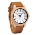Wholesale BOBO BIRD Wood Watches Portable Custom Logo Saat Erkek Wristwatches