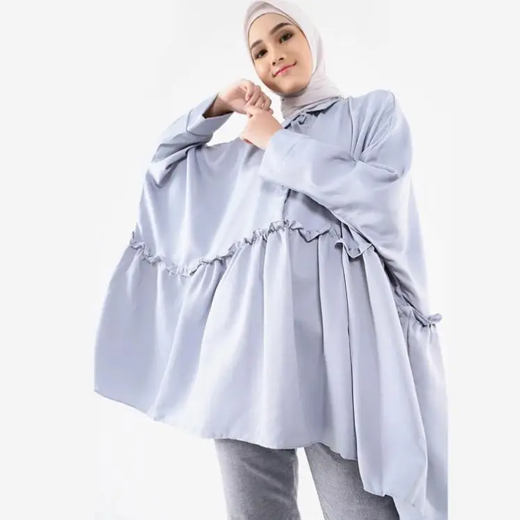 Abaya Muslim Blouse,Muslim Women Tops 