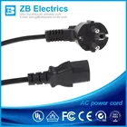 Ps2 Cord With Euro France 2 Pin 3 Pin Ps2 Ac Power Cord With VDE