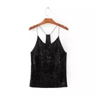 Sexy String New Hot Summer Design Custom Color Sexy String Neck Y Back Ladies Spaghetti Tank Tops