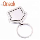 Shape Alloy Football Metal Zinc Alloy Keychain Promotional House Shape Zinc Alloy Metal Keychain