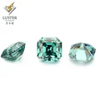 Gemstones Green Colored All Sizes Available Mineral Moissanites Gemstones Asscher Cut Square From Best Moissanite Dealers