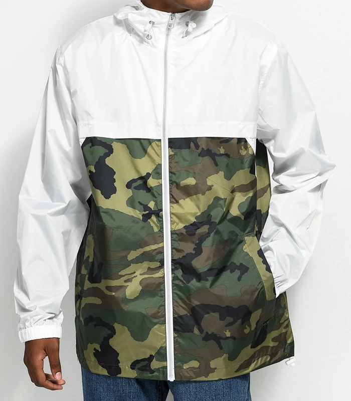 white camo windbreaker