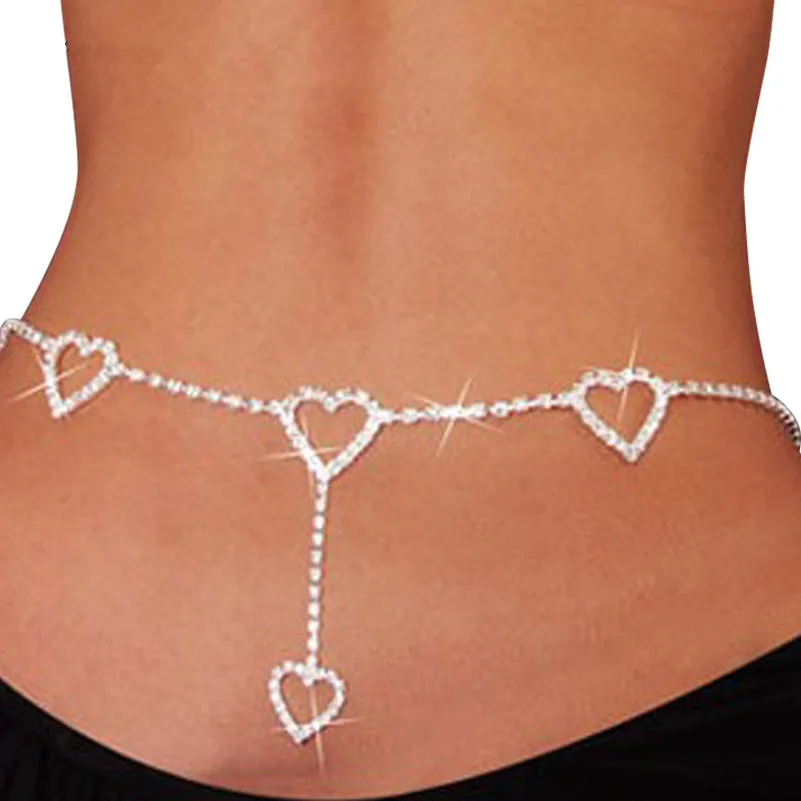 heart waist chain belt