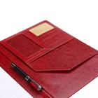 Clipboard PU Leather Office File Folders With Pockets Clipboard Folder For Writing Letter Pad