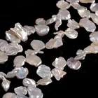 Pearls Wholesale Jewelry Natural Fresh Water Pearls Baroque Loose Pearls Strand