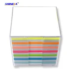 School Stationery Assorted Colorful Notepad Notes In Plastic Box For Office And School Stationery