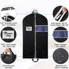 Wedding Suit Cover Personalized Non Woven Fabric Recyclable Custom Foldable Wedding Dress Suit Cover Garment Bag