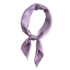 Scarf Square Scarfs Silk Like Scarf Square Satin Hair Scarf Fashion Solid Color Neck Scarfs For Women