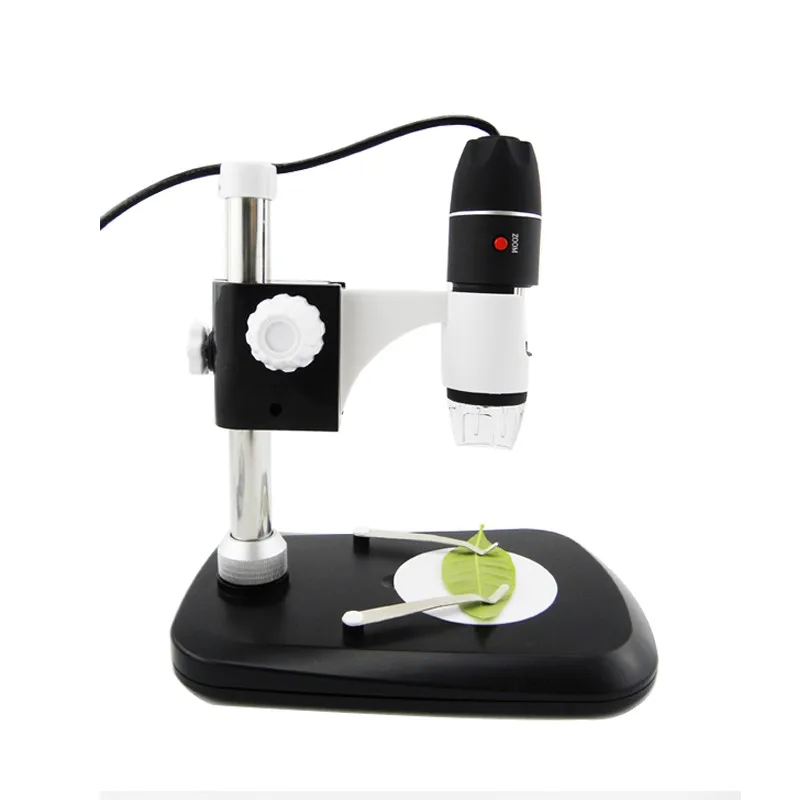 Fictory Microscopio 500X Microscopio LED USB 50X-500X Lupa USB de 2MP para computadora con Soporte Lupa para computadora 