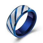 Gold Ring Ring Design Customize 316L Stainless Steel Material Gold Plated Vintage Matte Men's Ring