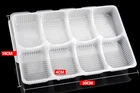 Plastic Food Tray Trayplasticfood Disposable PP Plastic Frozen Food Dumpling Packaging Tray