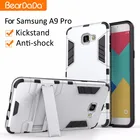Hybrid TPU PC Kickstand Armor Case Back Cover For Samsung Galaxy A7 A8 A9 Pro