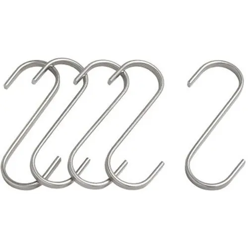 Meat Hooks Stainless Steel Butcher Hooks Meat Processing High Quality 20 Pcs 