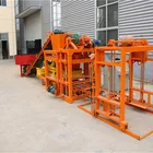 Malaysia Make Bricks Uganda Malaysia Plastic Pallet Brick Making Machine QTJ4-25 Price Brick Machine