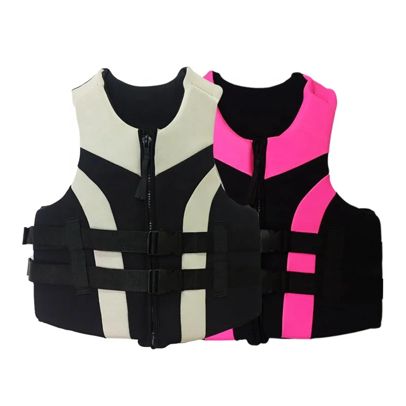 Fishing Reflective Surfing Life Jacket Lifesaving Vest Adjustable Water Sports 