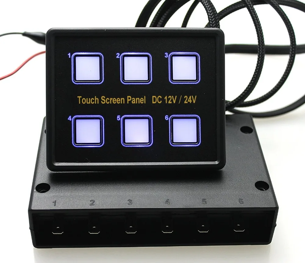 V V Gang Blue Led Touch Control Panel Box And Pin Vga Cable