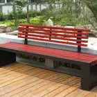 Furniture Upscale Outdoor Luxury Modern Furniture Children Garden Wood And Metal Bench