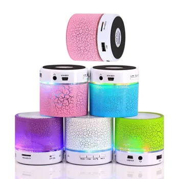 A9 LED Bluetooth Mini Speakers Hands Free Portable Wireless Speaker With TF Card Mic USB Audio Music Player