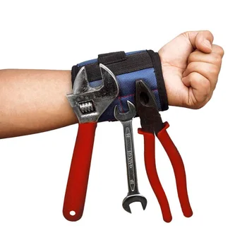Magnetic Wristband Tool Bag Belt for Holding Screws Nails