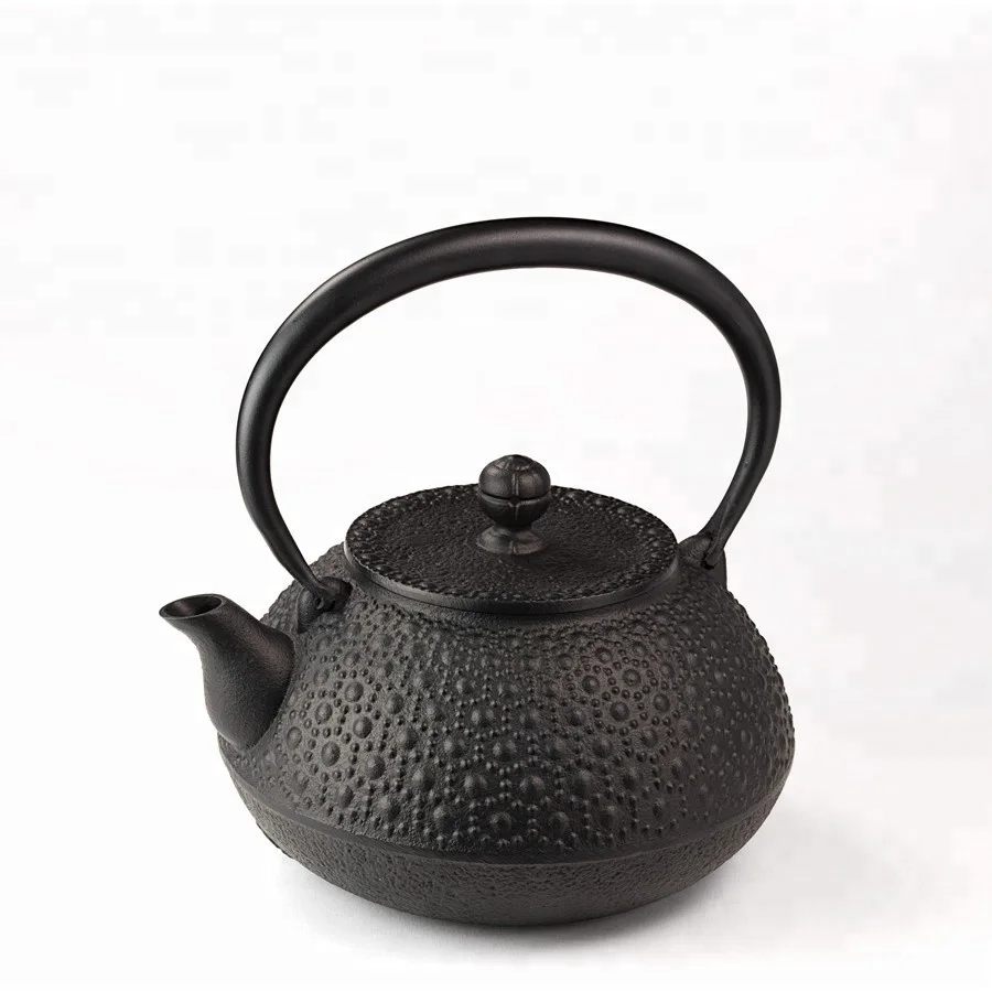 Teiera giapponese in ghisa con colino diversi modelli di teiera in ghisa ceramica cinese ferro giapponese Cast Iron Teapot per tè in ghisa nero grès giapponese asiatica 