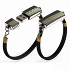 Pen Drive Usb Pen Drive Free Laser Logo Metal Bracelet USB Pen Drive
