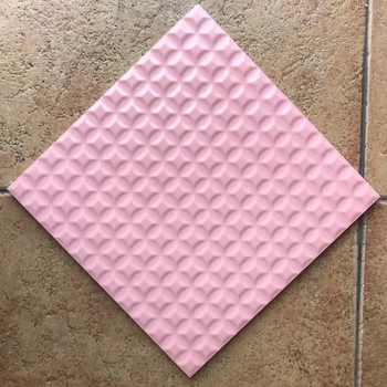 anti slip pink design 300x300mm bathroom and kitchen ceramic floor tile