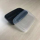 Food Container Food Plastic Container With Lid Microwave Safe Takeaway Plastic Meal Prep Food Container With Lid