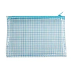 Plastic Pencil Case Plastic Plastic Pencil Bag PVC Plastic Folder Mesh Zip Lock Bag School Pencil Case