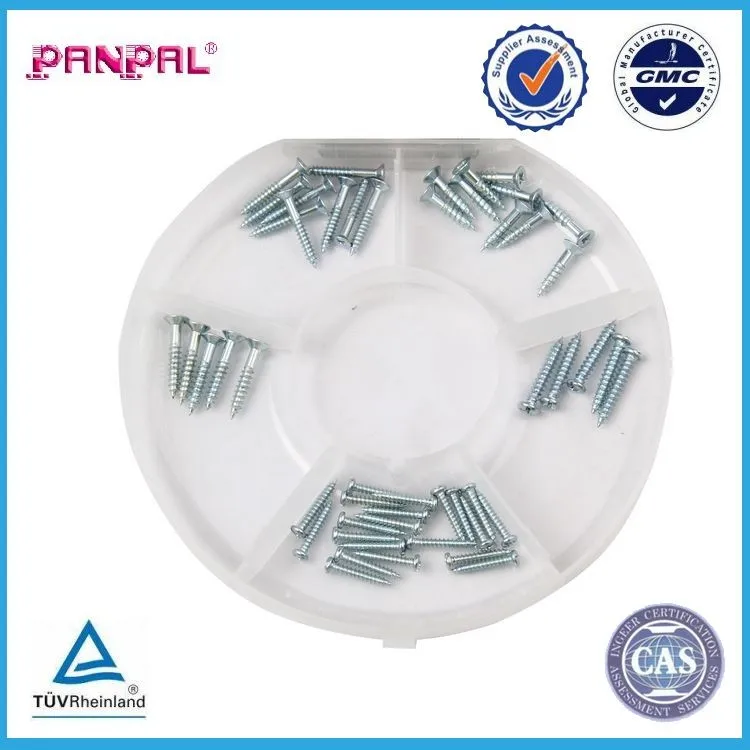 High-quality Round Five-piece Set, Including Screws, Nails, Photo Hooks of Various Specifications, and Expansion Bolts details