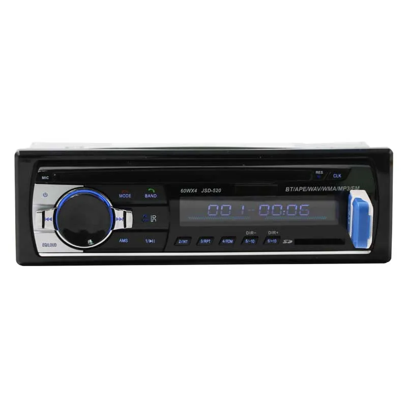 Car Stereo 12v Single Din In Dash Car 