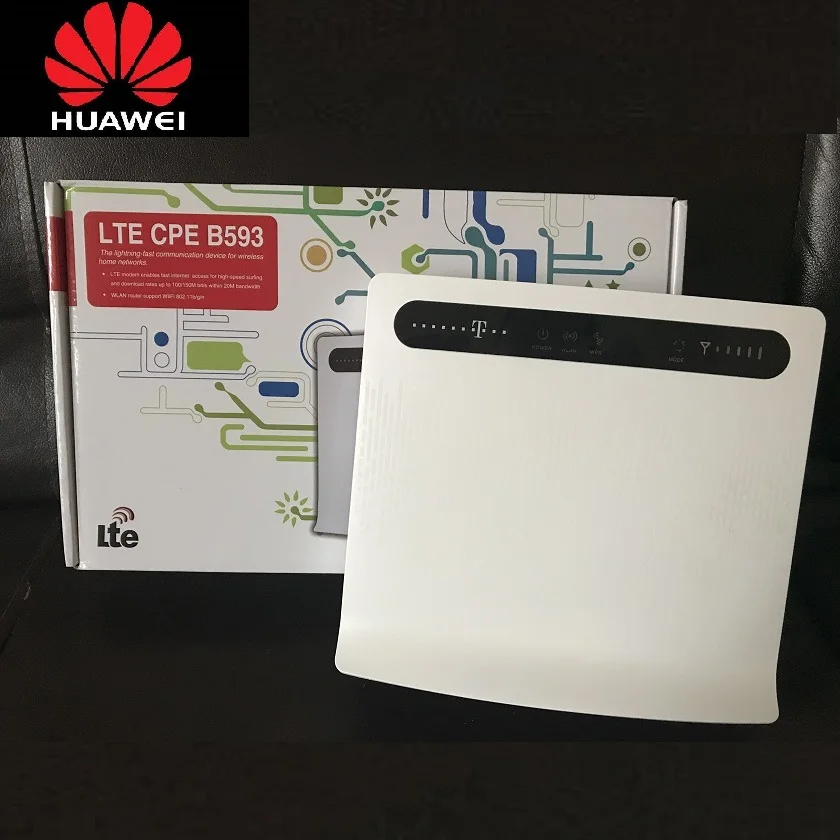 Huawei B593u-12 CPE 4G LTE WiFi Router Broadband Modem And 4G Antenna  UNLOCKED 