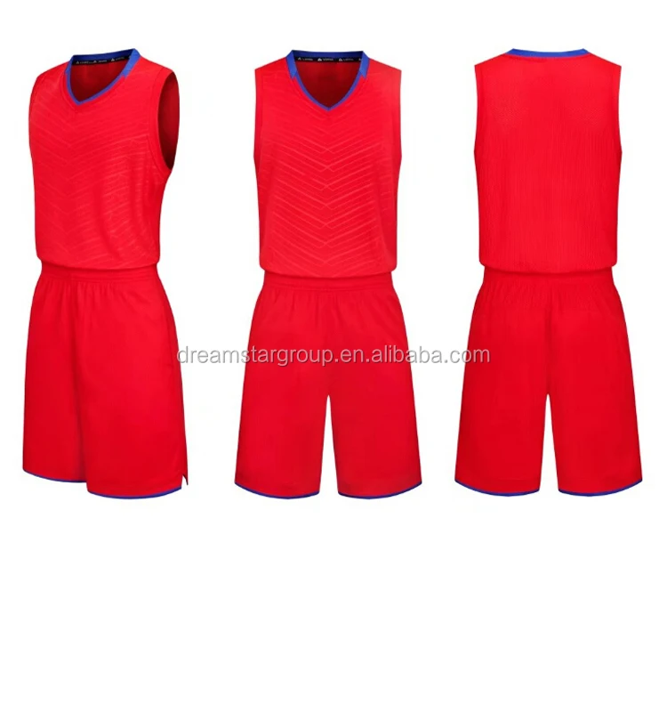 red plain jersey