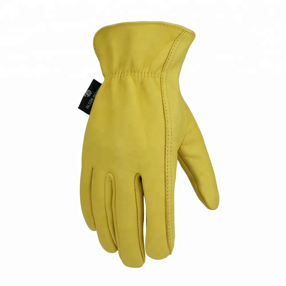 olson deepak leather working gloves