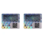 Stickers Number Best Selling Custom Make Your Own Brand Hologram Stickers With QR Hologram Serial Number Stickers