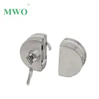 Door Glass Lock Tempered Double Glass Door Lock For Glass