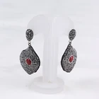 Rhinestone Earrings Rhinestone Pendant Earring New Design 31*38mm Pendant Rhinestone Earrings