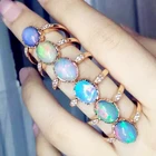 Opal Ring Rings Best Seller Fire Opal Gemstone Ring Jewellery