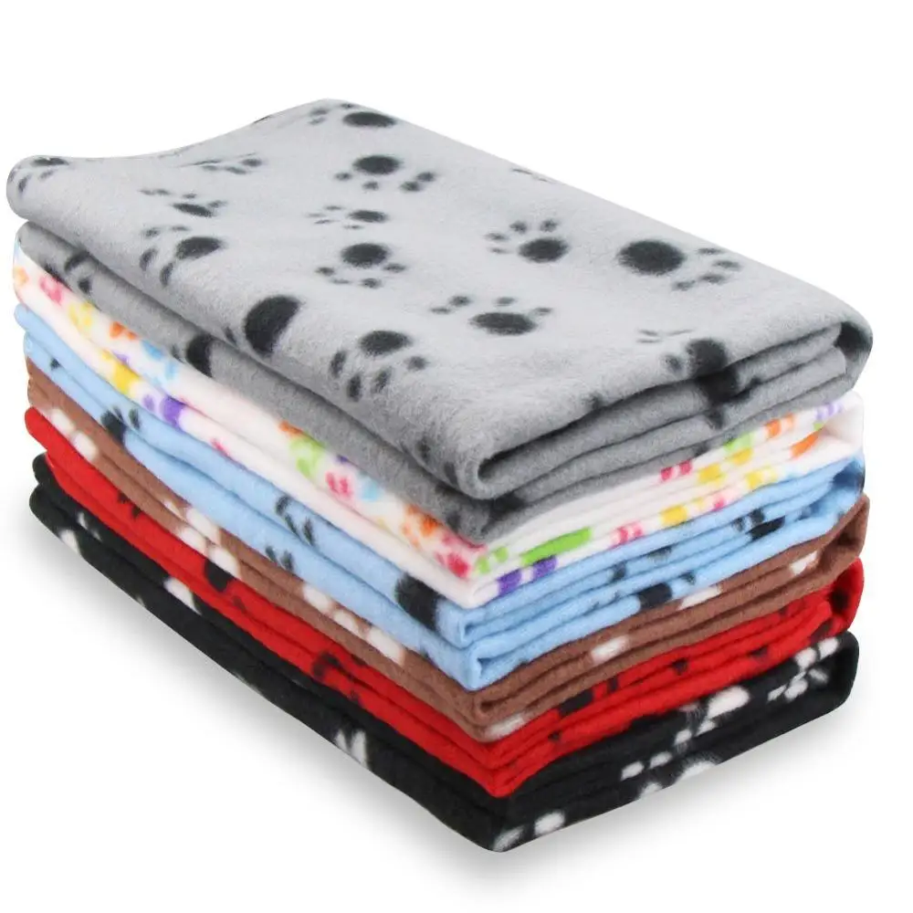 cat print fleece blanket