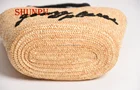 Straw Straw Beach Bags Tote High Quality Portable Wheat Straw Embroidered Beach Tote Straw Bag