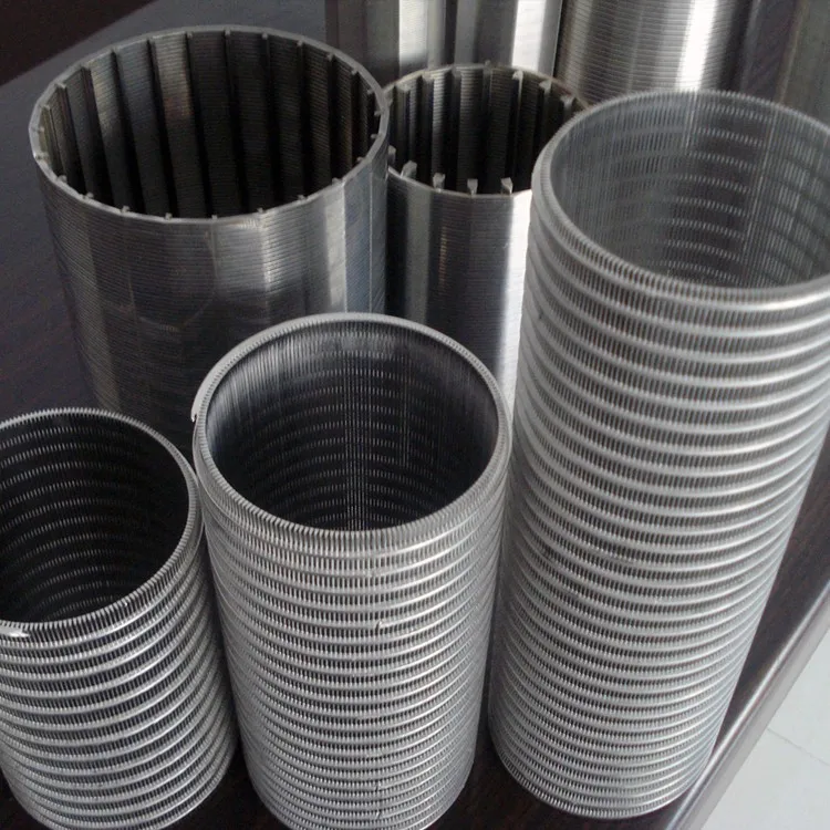 Stainless steel wedge wire mesh screen johnson filter pipe