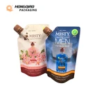 Liquid Pouch Plastic Liquid Bags With Spout Stand Up Plastic Wash Fluid Liquid Soap Bag Laundry Detergent Packaging Pouch With Spout