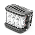 Strobe Light Led Amber Blue Red 60w Car Flashing Strobe Work Light Bar