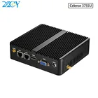 New Mini Celeron PC Dual Core 3755U 1.7GHz Barebone Industrial Computer With Wins10 Support Build in Wifi 2*RS232 2*Rj45