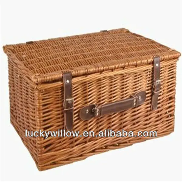 cheap empty wicker hamper basket for travel