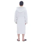 Towel Bathrobes Bathrobe Designer Factory Wholesale Custom Logo Hooded Towel Flannel Mens Hooded Bathrobes