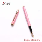 Pen Lingmo High Quality Nice Pink Color Ladies Brass Fountain Pen