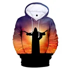 Wholesale Men's 100% Polyester Custom Your Own Design 3D Printed Sublimation Hoodies