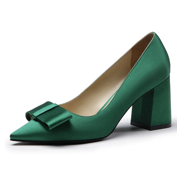 green heels chunky